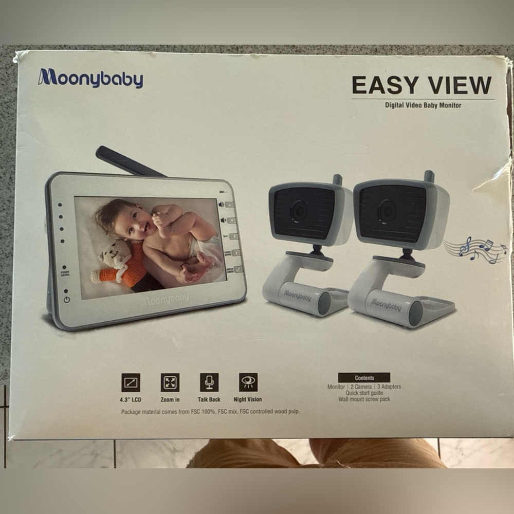 Digital Video Baby Monitor - Can be used wired or wireless (perfect forcamping!)